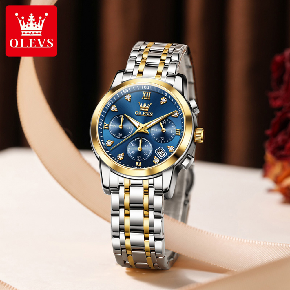 OLEVS Reloj de mujer de marca  - Luxury Lifestyle Women reseña y precio
