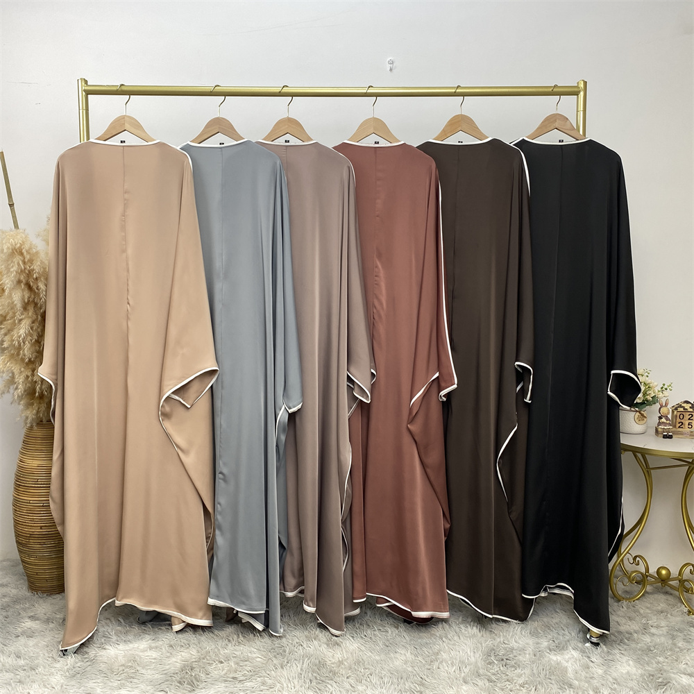 Elegante Abaya Kimono de Satén - Luxury Lifestyle Women reseña y precio