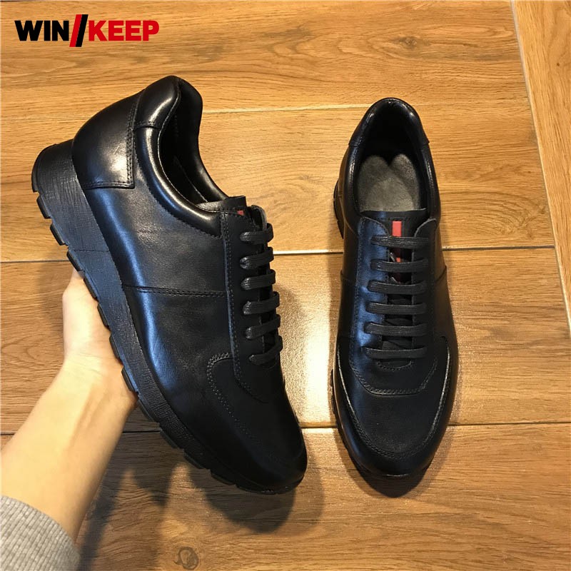 Zapatos de cuero genuino para  - Luxury Men Lifestyle reseña y precio